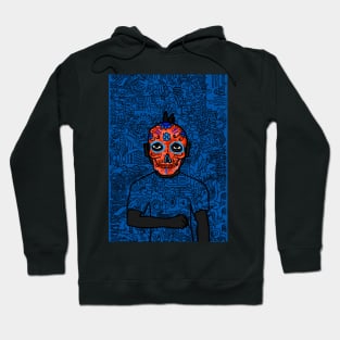 Commemorate NFT Character - MaleMask Doodle by Satoshi Nakamoto on TeePublic Hoodie